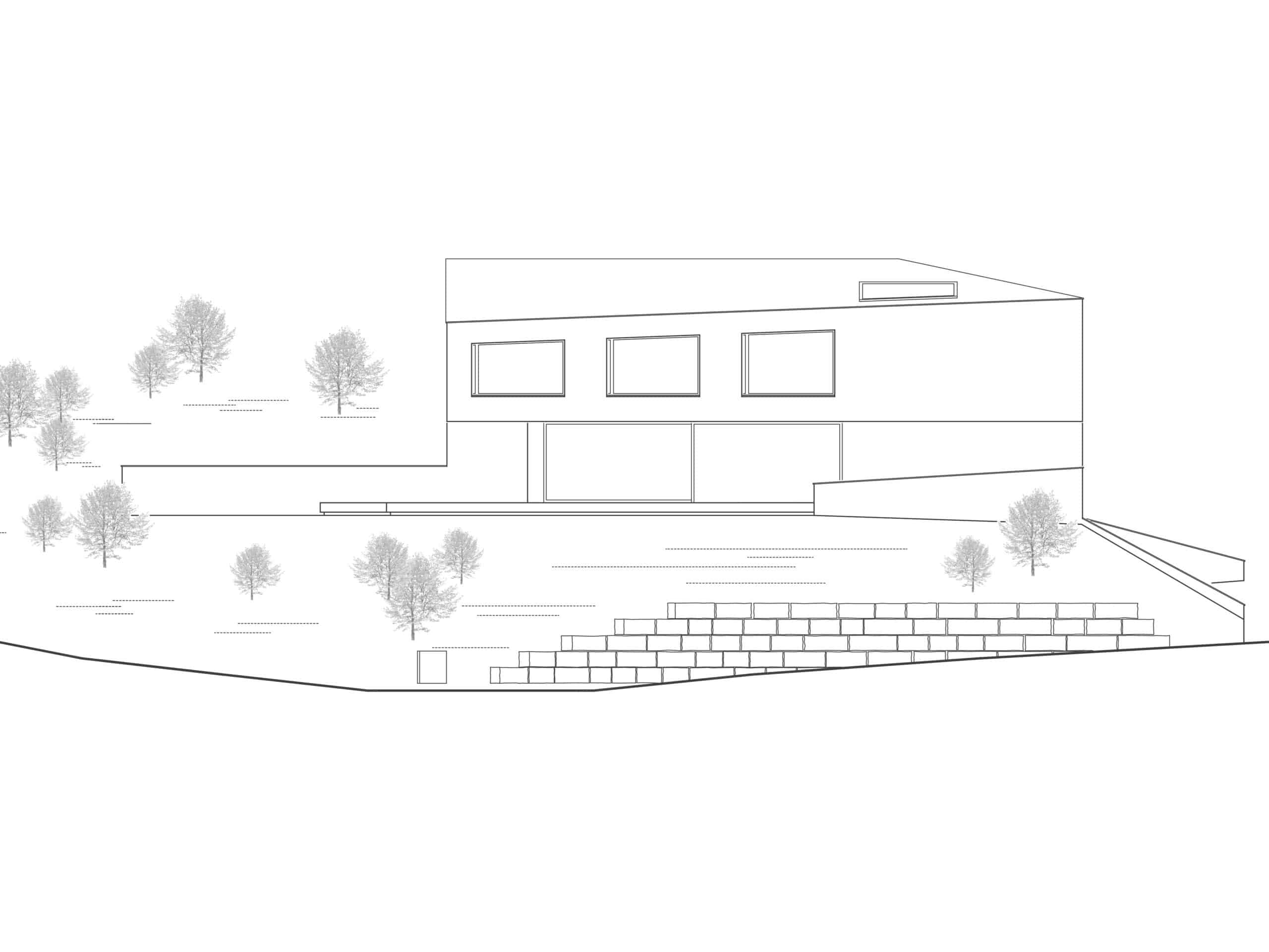 Südwestfassade