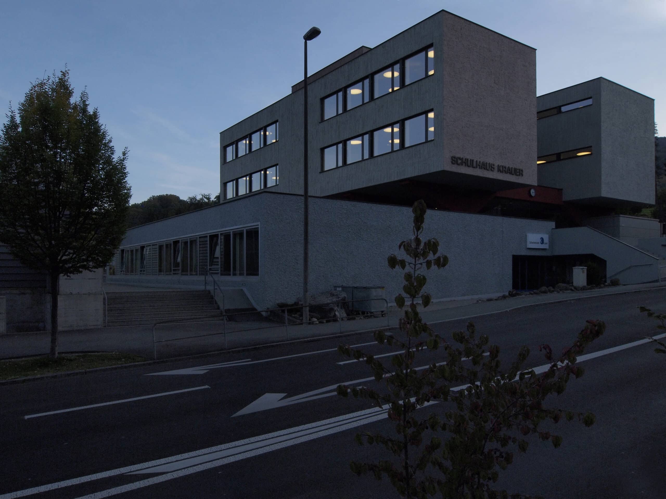 Nordostfassade Abend