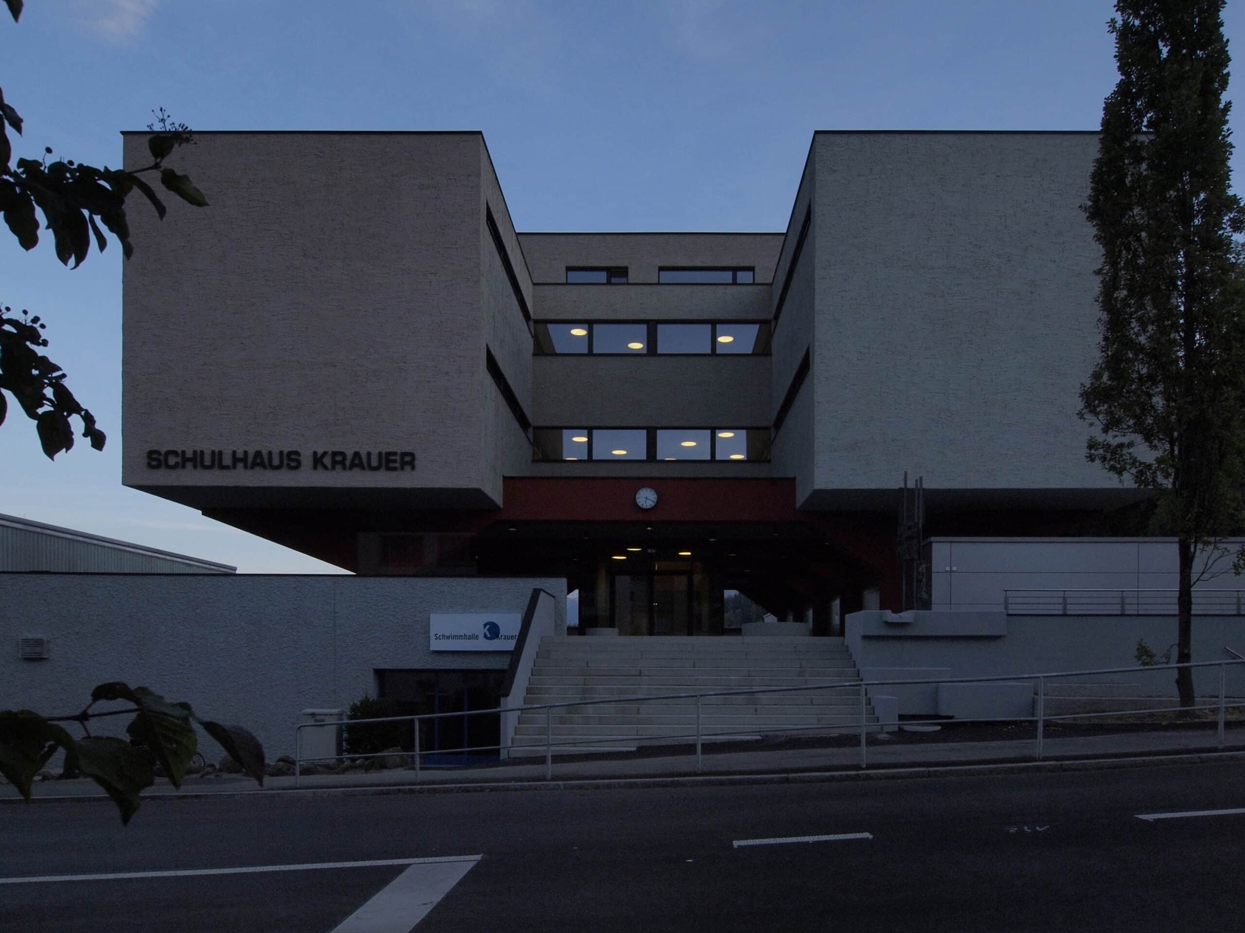Norwestfassade Abend