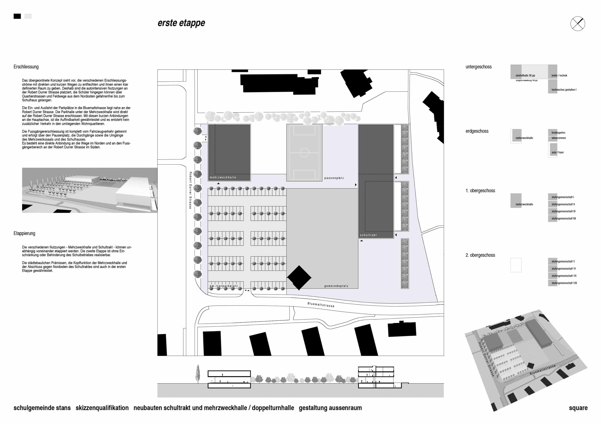 Skizzenqualifikation: Abgabeplan I