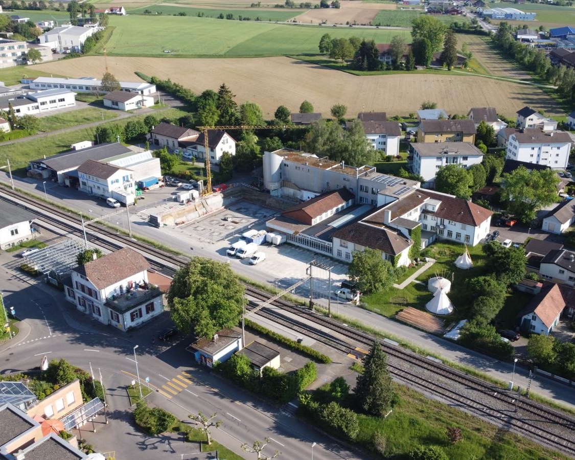 20. Mai 2020: Fundamente für Betonstützen fertig