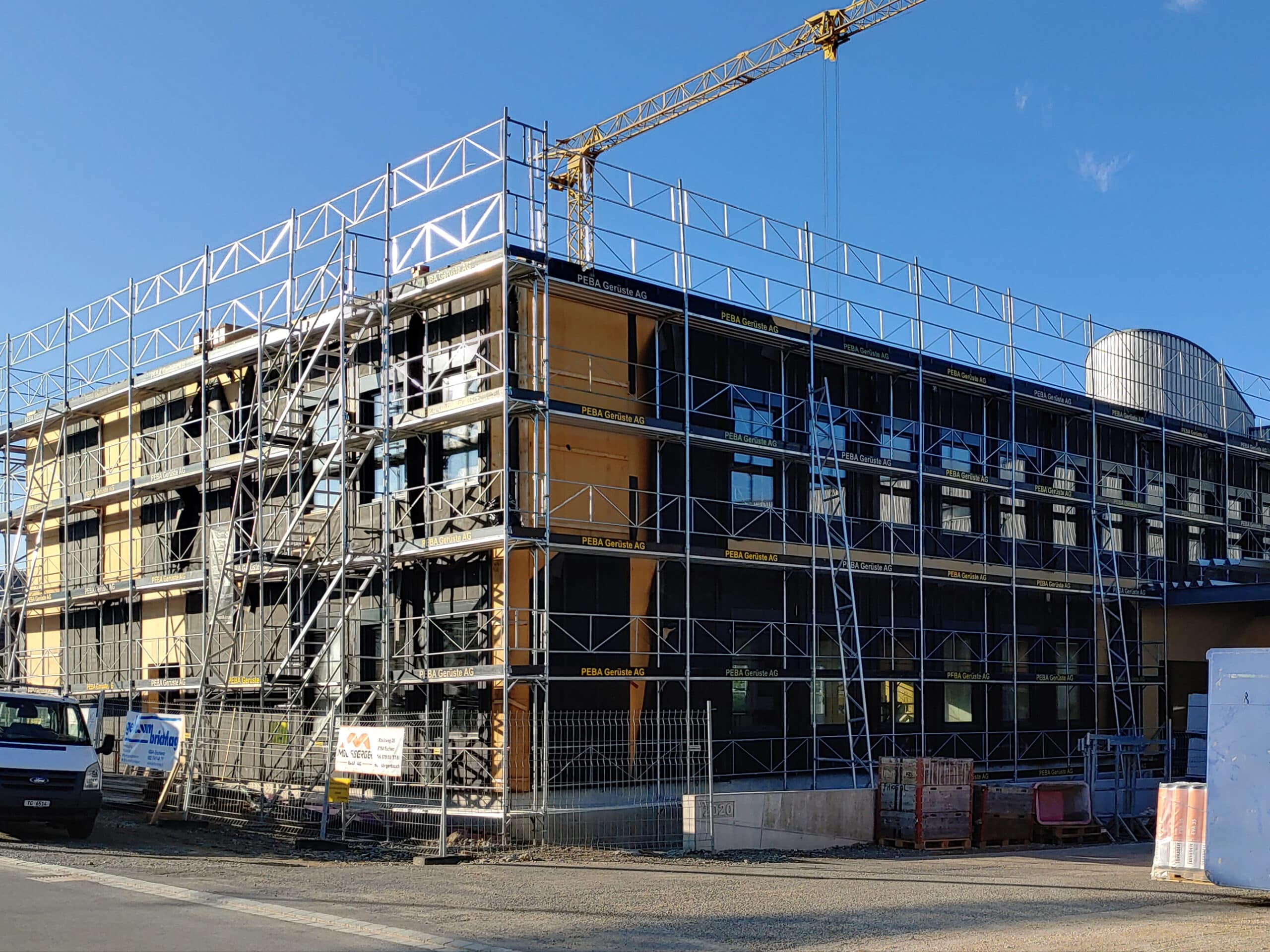 6. August 2020: Halle ist aufgerichtet