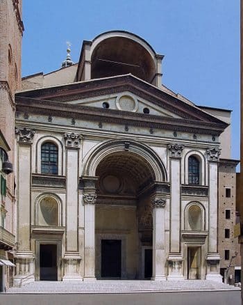 Die Basilika Sant’Andrea in Mantua von Leon Battista Alberti.