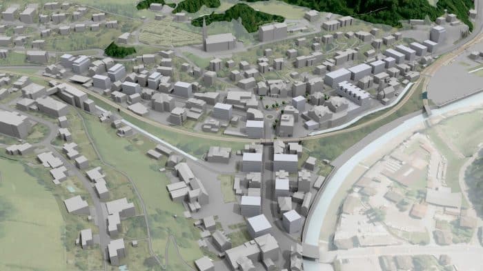 Wolhusen: virtuelles 3D-Volumenmodell (Planteam S, Luzern)